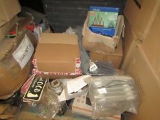 A small mixed pallet of approx 7 items including oil filled radiators and more