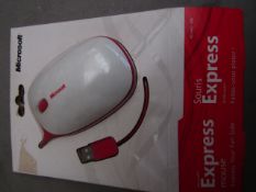 Microsoft Souris Express mouse, new and packaged.