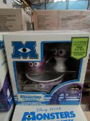4 x Disney Pixar Monsters University Breakfast Sets. Incl Bowl, Mug & Egg Cup. Boxed (see image for