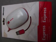 Microsoft Souris Express mouse, new and packaged.