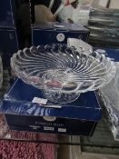 1 x Royal Crest Crystal Footed Dish 5" in Diameter new & packaged