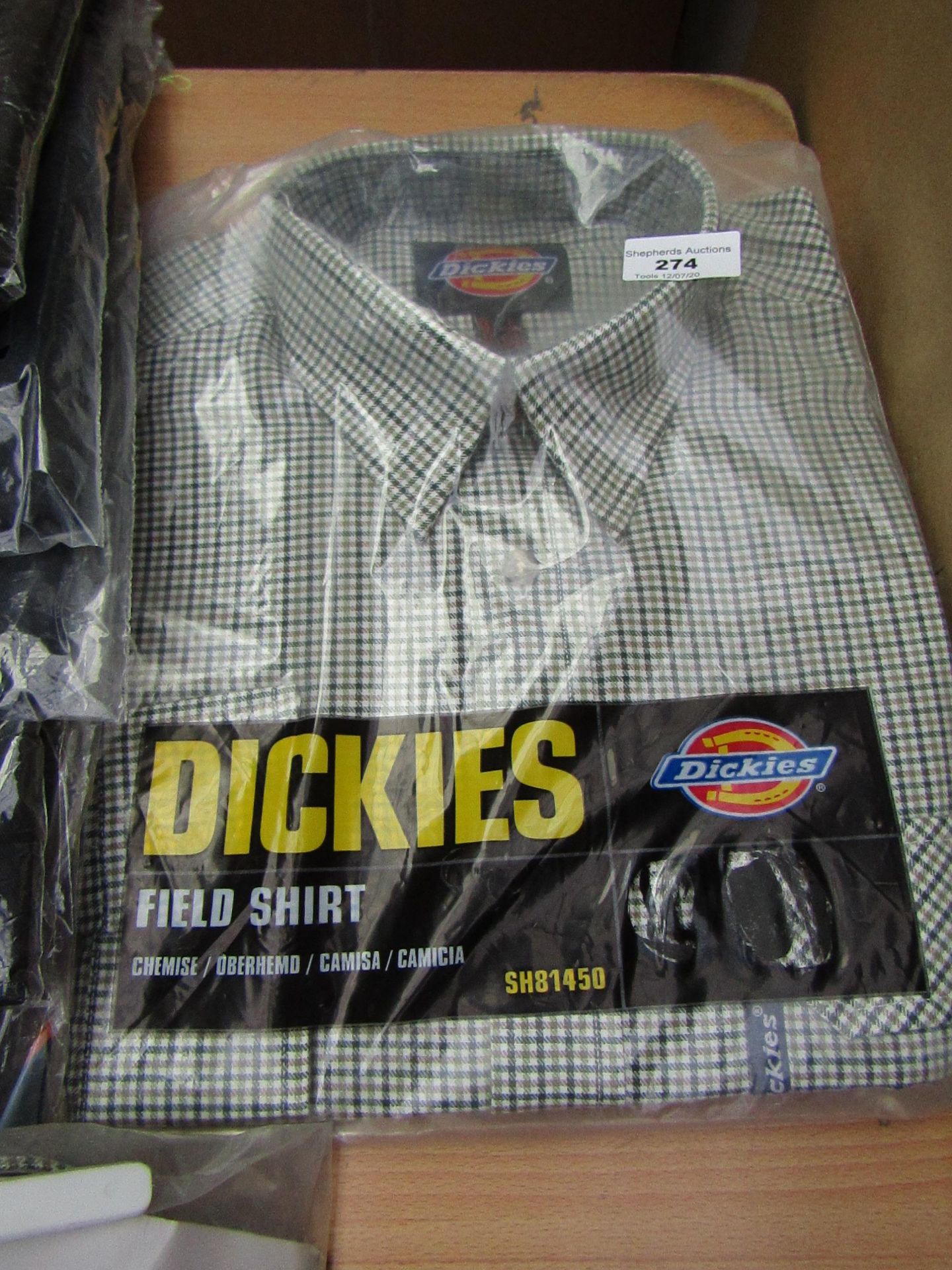 Dickies Green Field Shirt, new, size large