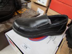 ABS Steel toe cap slip on shoes, new size 3