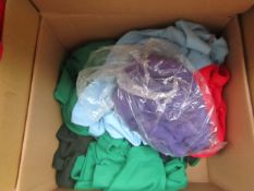 Box of approx 10x Various coloured and sized Polo shirts, all unused