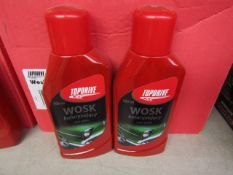 Box of 6x 500ml bottles of Top drive car polish, new