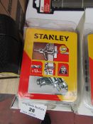 5x packs of 10 Stanley plaster board fixings, new