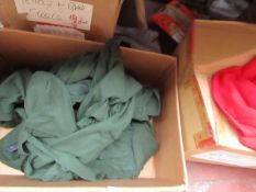 Box of approx 7x Uneek green Polo Shirts, new, Most if not all appear to be size 3XL