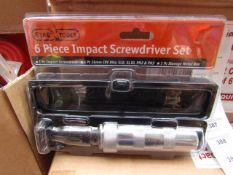 Stag 6 piece impact screwdriver set, new