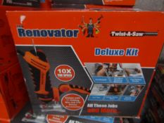 | 1X | RENOVATOR TWIST A SAW WITH ACCESSORY KIT | MAIN UNIT IS TESTED WORKING BUT WE HAVEN'T CHECKED