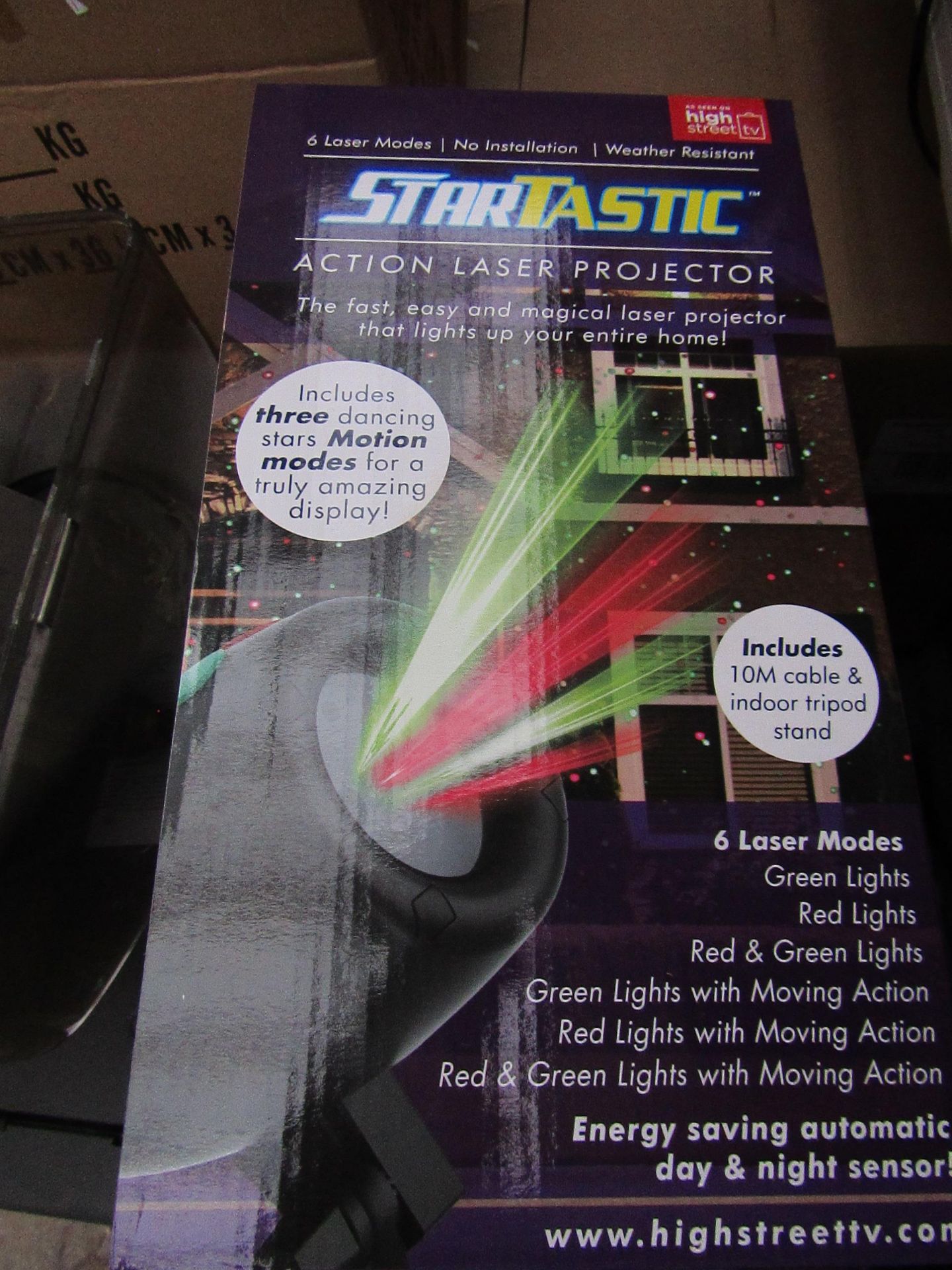 | 1X | STARTASTC LIGHT PROJECTOR | NEW AND BOXED | NO ONLINE RE-SALE | SKU C5060191465304 | RRP £