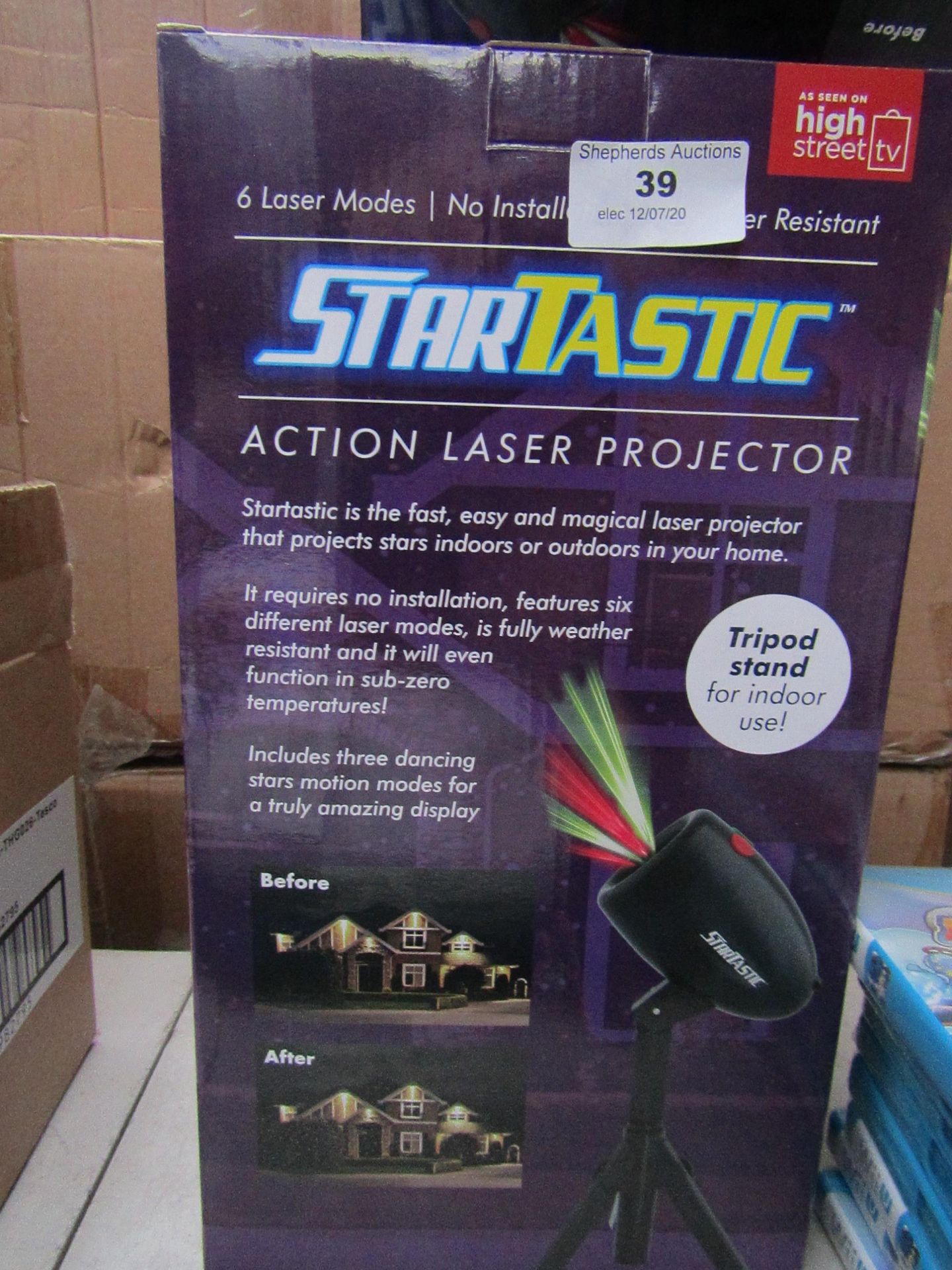 | 1X | STARTASTC LIGHT PROJECTOR | NEW AND BOXED | NO ONLINE RE-SALE | SKU C5060191465304 | RRP £