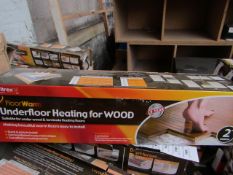 3 X Vitrex Floor Warm 2m2 underfloor heating for wood, new and boxed.