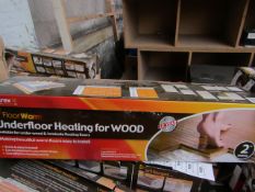 3 X Vitrex Floor Warm 2m2 underfloor heating for wood, new and boxed.