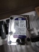Western Digital 4TB hard drive, vendor suggests tested working and we HAVE NOT checked if wires or