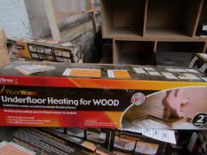 3 X Vitrex Floor Warm 2m2 underfloor heating for wood, new and boxed.