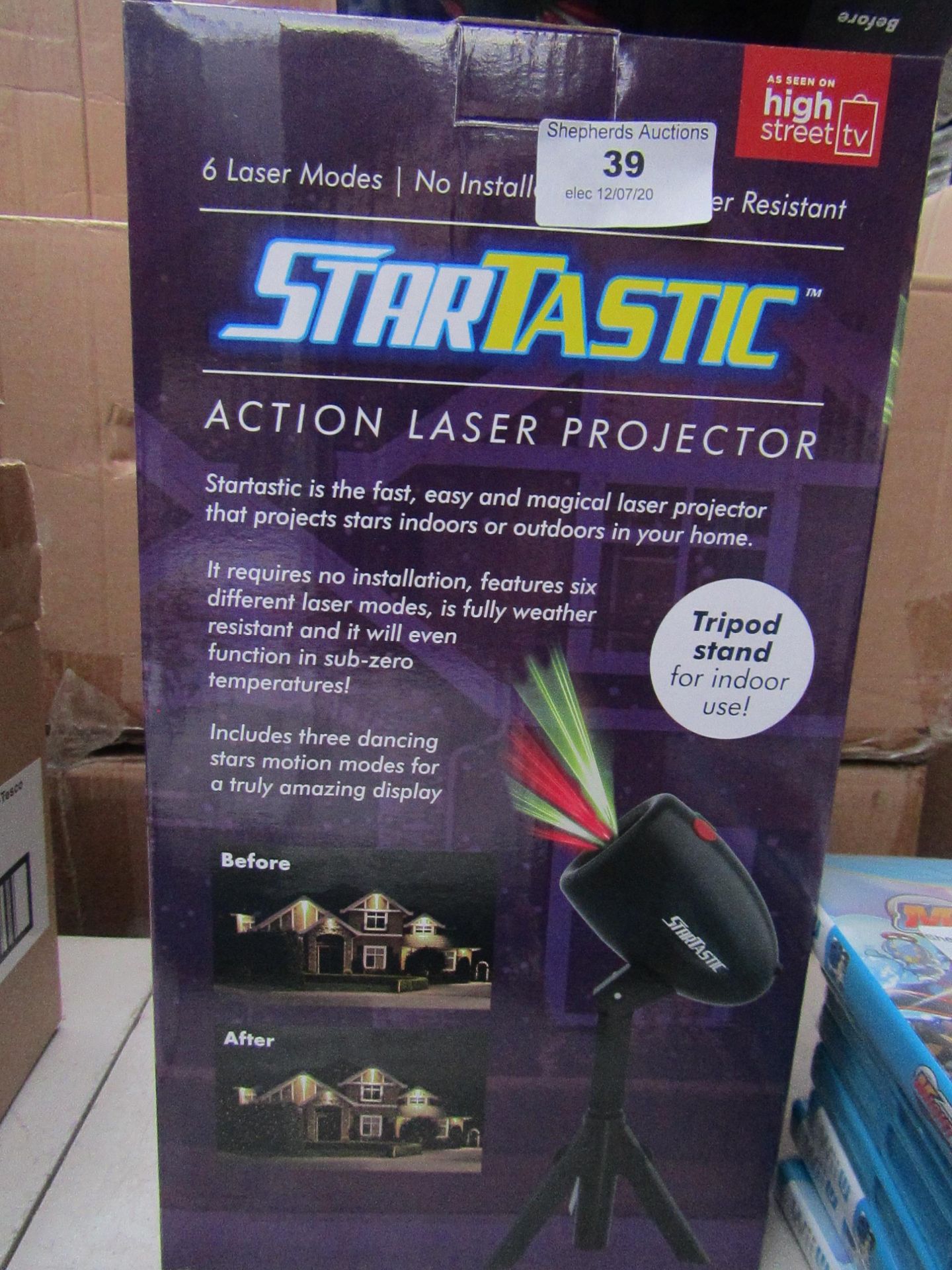 | 1X | STARTASTC LIGHT PROJECTOR | NEW AND BOXED | NO ONLINE RE-SALE | SKU C5060191465304 | RRP £