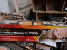 Vitrex Floor Warm 2m2 underfloor heating for wood, new and boxed.