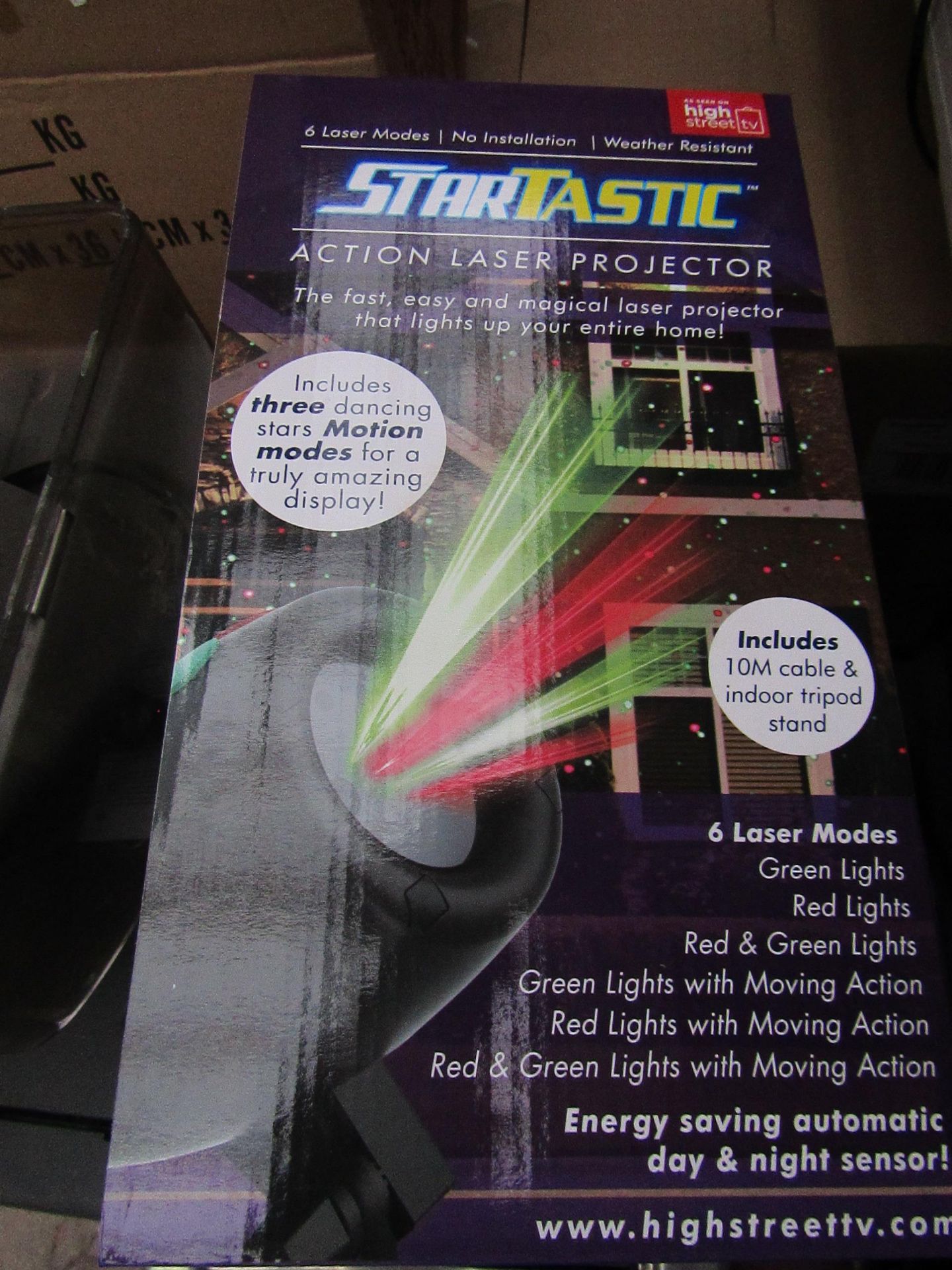 | 1X | STARTASTC LIGHT PROJECTOR | NEW AND BOXED | NO ONLINE RE-SALE | SKU C5060191465304 | RRP £