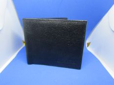 Barkers of Kensington Limited edition Black leather wallet, new.