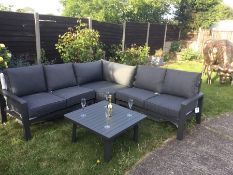 1x Aluminium frame corner sofa set, this sofa set is  high grade quality brand new with all