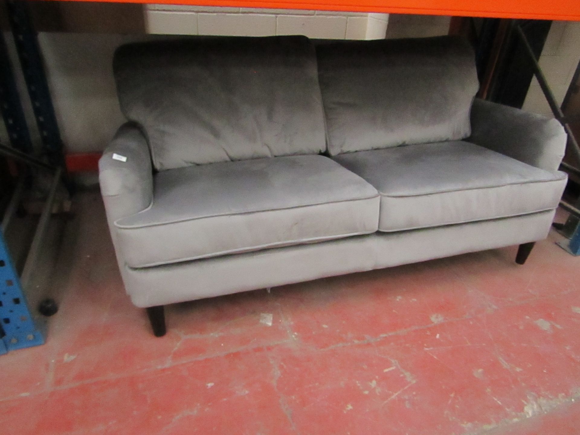 | 1X | FABRIC SOFA | THIS ITEM IS A RETURN AND MAY HAVE DAMAGE, MARKS, NEED CLEANING, BE MISSING