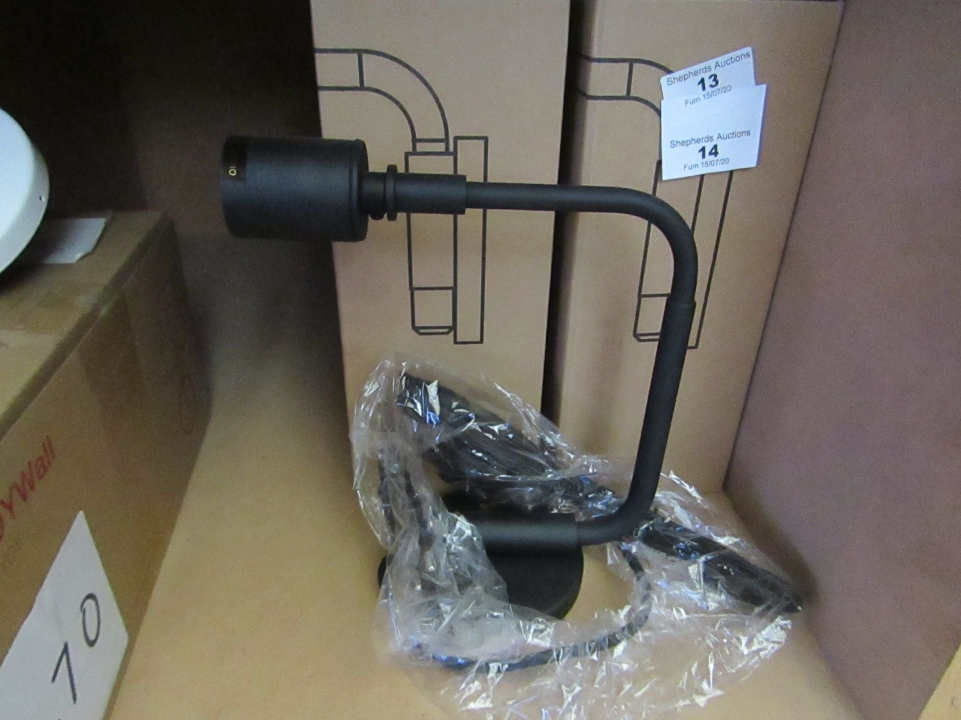 | 1X | STAPLE WALL LAMP | UNCHECKED (NO GUARANTEE), BOXED | RRP - |