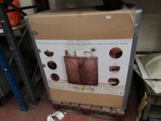 Pike and Main Accent bar cabinet, boxed and completely unchecked, RRP £500