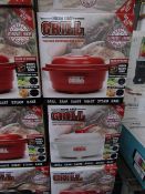 | X | MICRO CHEF GRILLS DELUXE KIT | UNCHECKED RETURNS | NO ONLINE RESALE | REF-AKW104 | RRP £29.