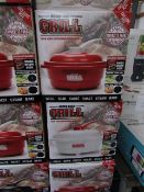 | X | MICRO CHEF GRILLS DELUXE KIT | UNCHECKED RETURNS | NO ONLINE RESALE | REF-AKW104 | RRP £29.
