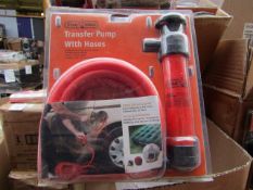 Stag Tools Transfer pump with hoses, unused, the packaging may be dirty.