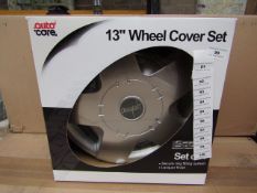 Set of 4 Auto Care 13" wheel trims, new and boxed