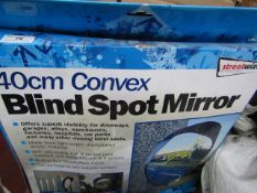 Streetwize - 40cm convex Blind spot Mirror - Boxed.