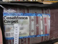 Leisure wise Casablanca awning carpet, new in carry bag, 2.5mtr x 7.5mtrs.