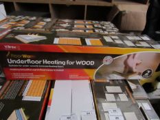 3 X Vitrex Floor Warm 2m2 underfloor heating for wood, new and boxed.