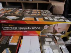 3 X Vitrex Floor Warm 2m2 underfloor heating for wood, new and boxed.