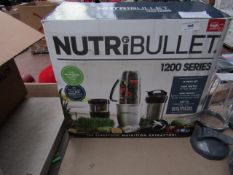 | 1X | NUTRI BULLET 1200 SERIES | MAIN FUNCTION IS TESTED WORKING BUT ALL OTHER FUNCTIONS ARE