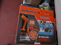 | 3X | RENOVATOR TWIST A SAW WITH ACCESSORY KIT | MAIN UNIT IS TESTED WORKING BUT WE HAVEN'T CHECKED