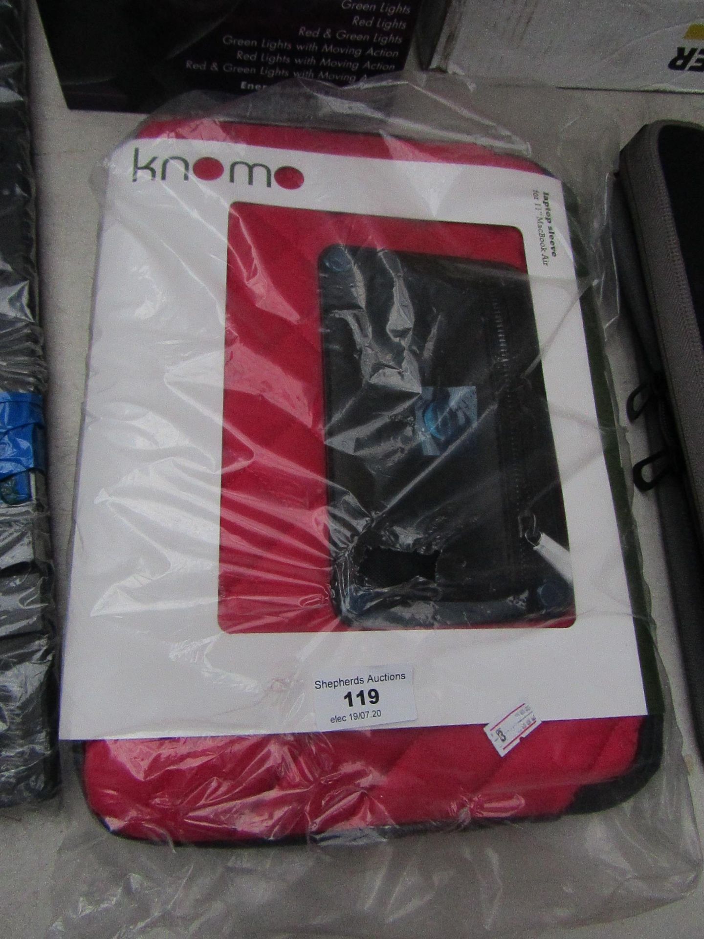 Knomo laptop sleeve for MacBook Air 11", new and packaged.