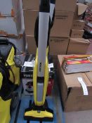 Karcher floor polisher with stand, powers on with stand. RRP £175.00