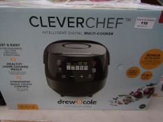| 1X | DREW & COLE CLEVERCHEF | MAIN FUNCTION POWERS ON BUT ALL OTHER FUNCTIONS ARE UNTESTED AND