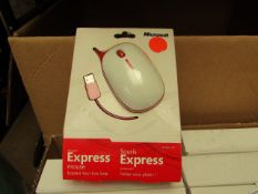 2 x Microsoft Express Mouses. New & packaged