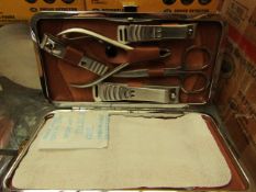 H & S 14 Piece Grooming Kit in a case. Unused