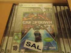 22x Xbox 360 Classics (Crackdown) All New and Sealed.