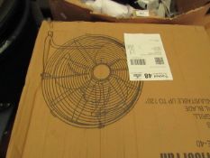 2x DealBerry - 16" HV Floor Fan - Untested & Boxed.