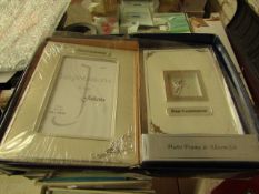 2 x 'First Communion' Photo Frames with Albums. Unused & Boxed
