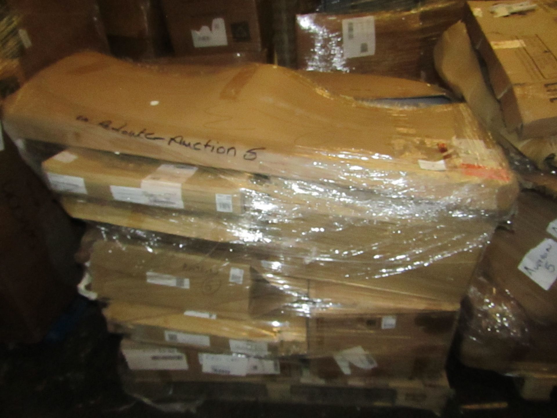 Pallet of La redoute raw customer return flat pack furniture