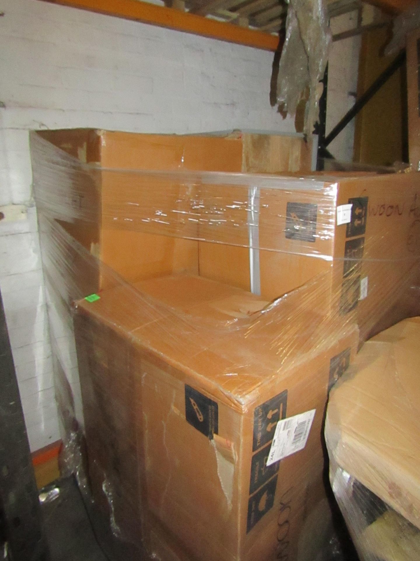 | 1X | PALLET OF SWOON B.E.R FURNITURE, UNMANIFESTED, TYPICAL ITEMS INCLUDE SIDE BOARDS AND MEDIA