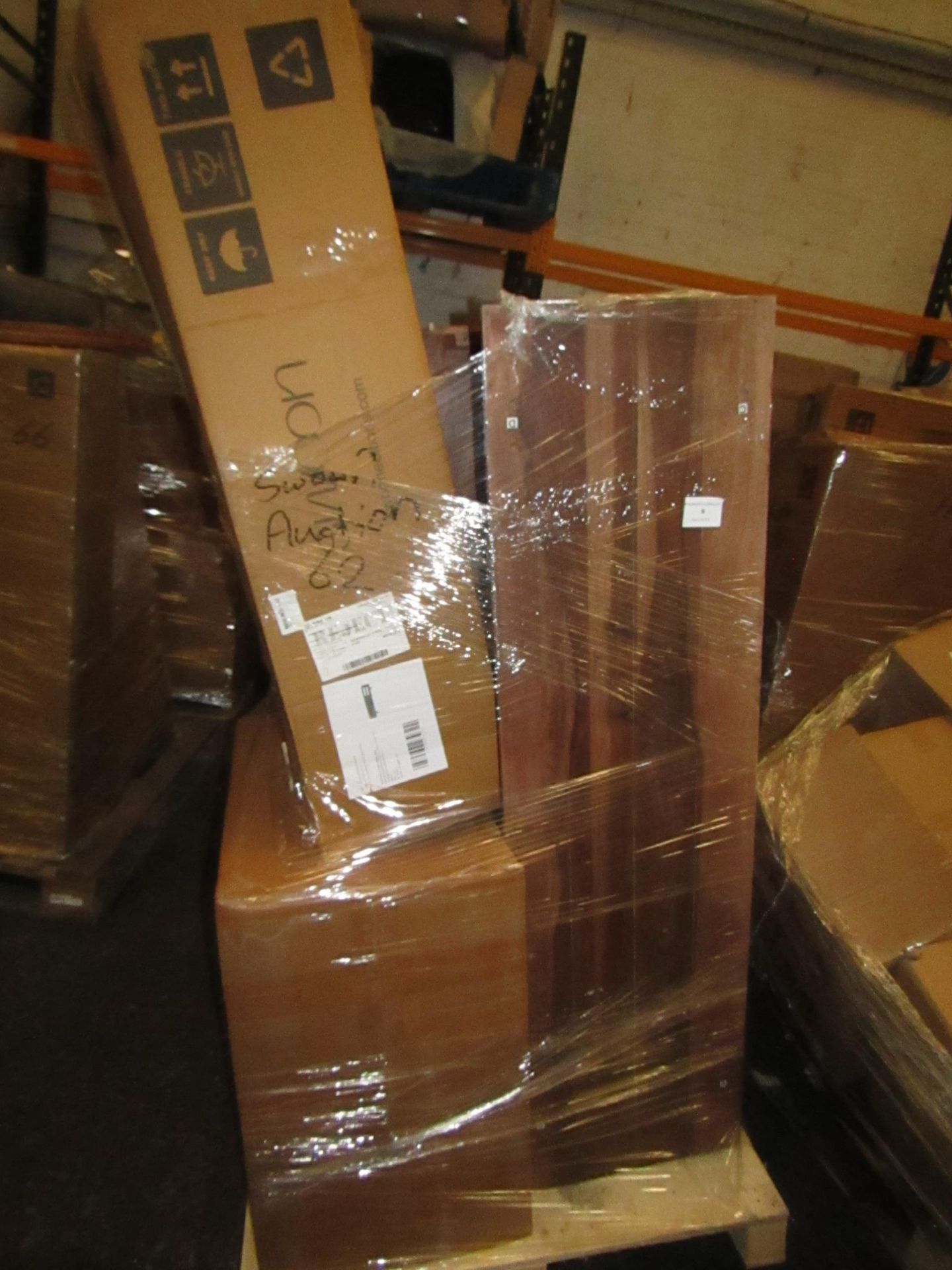 | 1X | PALLET OF SWOON B.E.R FURNITURE, UNMANIFESTED, TYPICAL ITEMS INCLUDE SIDE BOARDS AND MEDIA