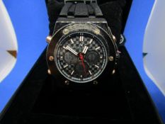 Michael Philippe Innovator watch with rubber strap, new, Boxed and ticking.