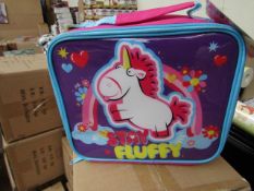 9x Stay Fluffy lunchbag, new and boxed.